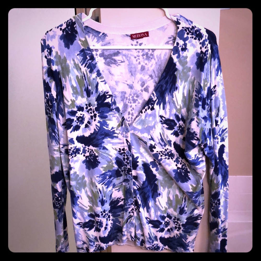 Floral cardigan
